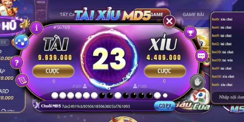Thông tin chi tiết về luật chơi Tài Xỉu MD5